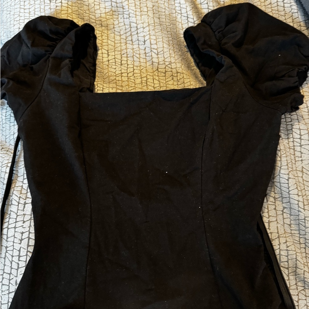 Elegant Black Backless Dress. Size S Rarely worn - Picture 7 of 11